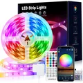 LED Strip 10m LED Streifen Bluetooth RGB LED Band 10m Selbstklebend mit