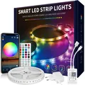 LED Strip 10m LED Streifen Bluetooth RGB LED Band 10m Selbstklebend mit