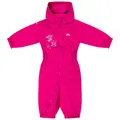 Trespass Unisex Kinder DRIPDROP Wasserdichter Regenanzug Mit Kapuze, Rosa (Gerbera), 6/12 Monate