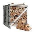 JSM-Brennholz Brennholz Buche - Scheitänge 25cm / 33 cm - 1,6 SRM/ 1RM - 1 Palette - für Kamin, Ofen, Grill, Smoker (Scheitlänge 33 cm)