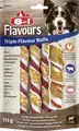 8in1 Flavours Kaustange Triple Flavour Rolls 113 g  Hundefutter