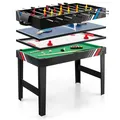 4 in 1 Spieltisch Tischkicker Kickertisch Aktivitätstisch mit Tischfußball