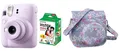 Fuji Instax Mini 12 Lilac Purple Lila inkl Tasche + Instax Film 20 Aufnahmen