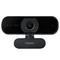 Rapoo XW180 Full HD Webcam 1080p, 80° Sichtfeld, Autofokus, Rauschunterdrückung, USB-Anschluss, für Skype, FaceTime, Hangouts, Zoom, usw., PC/Mac/ChromeOS/Android