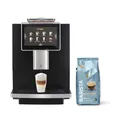 Tchibo Office Kaffeevollautomat INKLUSIVE 1kg Barista Caffè Crema GRATIS, Keramikmahlwerk, Farb-Touchdisplay, 1500 Watt, cremige Milchschaumfunktion, 2 L Wassertank, 30 Tassen am Tag, Schwarz