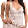 HERMKO 15804740 2er Pack Damen BH-Hemd aus 100% Bio-Baumwolle, Farbe:weiß, Größe:44/46 (L)