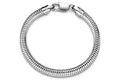 Silberkettenstore Silberarmband Schlangenkette Armband 6mm - 925 Silber, Länge wählbar von 18-25cm