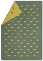 Kinderdecke Juwel 'Dinos allover' 140 x 200 cm Anthrazit, DAVID FUSSENEGGER
