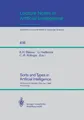 Sorts and Types in Artificial Intelligence Karl H. Bläsius