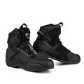 SHIMA EDGE Vented, Motorradschuhe für Männer - Verstärkte Straßenreitschuhe mit ATOP-Verschlusssystem, Knöchelstütze, Rutschfeste Sohle, Schaltgriff (Schwarz, 42)