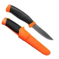 Morakniv Companion Messer mit 12C27 Sandvikstahl und orange/schwarzer Griff