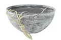 TS Topf NOVA Ø 25 x 12 cm grau Blumenampel Hängeampel Hängetopf Balkon Deko