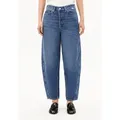 Armedangels Boyfriend-Jeans BAARLY BARREL Barrel Jeans recycelte Baumwolle (Non-Stretch) High waist blau 29/34