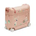 Stokke JetKids BedBox, Coral Pink - Aufsitzkoffer für Kinder von 2-7 Jahren (bis 35 kg) - Lässt Sich in EIN Bett verwandeln - Inklusive Matratze, dekorativen Aufklebern & verstellbarem Tragegurt
