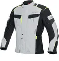Büse Breno Pro Motorrad Textiljacke, schwarz/hellgrau, S