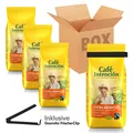 GOURVITA DE SPARBOX Café Intención Crema Aromatico + gratis Gourvita Frische-Clip, 4x1000g Bohnen 13175