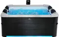 MSpa FRAME OSLO Außenwhirlpool Whirlpool Jets Bubble 6 personen, MSPA App, Led