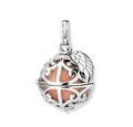 Engelsrufer Klangkugelanhänger Engelsrufer Anhänger ER-23-16-S Silber mit Flügel und Klangkugel Rosé (1-tlg)