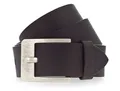 Vanzetti Denim Love 45mm Full Leather Belt W100 Gürtel Accessoire Dark Brown