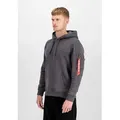 Alpha Industries Hoodie Backprint Hoodie grau L (50/52)