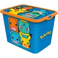 POKÉMON Aufbewahrungsbox Spielzeug-Click Box Ideale Aufbewahrungslösung für Spielzeug 23 l