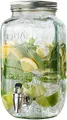 PEARL Wasserspender: Retro-Getränkespender aus Glas, Einmachglas-Look, Zapfhahn, 3,5 Liter (Wasserspender mit Zapfhahn, Glas mit Hahn, Eis)