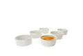 MamboCat Servierschale 6er Set Creme Brulee Schale Bianca 12,5x5cm weiß - 24302129, Porzellan