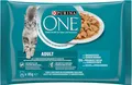 PURINA ONE Adult Katzenfutter nass, in Sauce mit Hochseefisch (12 x 4 à 85g)