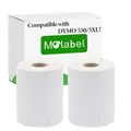 Molabel Versandetiketten - 2 Rollen für Dymo S0904980-4" x 6" (104 mm x 159 mm) Kompatibel mit Dymo LabelWriter 450 Druckern - 220 Etiketten pro Rolle