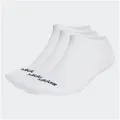 adidas Sportswear Sportsocken THIN LINEAR LOWCUT SOCKEN, 3 PAAR (3-Paar) weiß L (43/45)