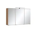 HELD MÖBEL Spiegelschrank "Bologna", Höhe: 64 cm, Tiefe: 20 cm, weiß - bunt