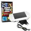 PSP 3004 Slim Konsole WEIß #31A + original Ladekabel+ GTA - LIBERTY CITY STORIES