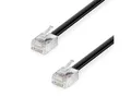 deleyCON deleyCON 10m Telefonkabel Modularkabel 6P4C Westernkabel RJ11 auf LAN-Kabel