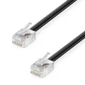 10m Telefonkabel RJ11 Modularkabel 6P4C Westernkabel Telefon Fax Router NTBA DSL