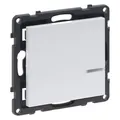 Legrand SEANO with Netatmo Wandsender Licht - 1-fach, 1 Schaltwippe, LED-Batteriestatus, Befestigung (765633)