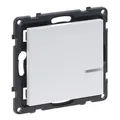 LEGRAND, SEANO with Netatmo Wandsender Licht - 1-fach, 1 Schaltwippe, LED-Batteriestatus, 3 V-Batterie (8 Jahre Lebensdauer), Befestigung auf jeder Oberfläche, Smart Home, Farbe: Ultraweiß, 765633