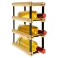 Proregal Weinregal, Natur, Holz, Kiefer, Rechteckig, 12.5x32.5x24.5 cm, Wohnzimmer, Regale, Weinregale