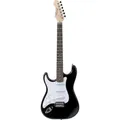 E-Gitarre für Linkshänder, ST3-BK/RW-L, schwarz - N