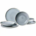 Ritzenhoff & Breker Tafelservice Skagen Stone 8-tlg Geschirrset Service Graublau