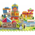 114-teiliges Spielset aus Schaumstoffbausteinen für die frühe Bildung, Bauen Sie spielerisch eine Stadt