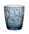 Bormioli Rocco Diamond Wasserglas, 305 ml, Blau, 6 Stück