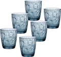 Wassergläser 30,5cl Diamond Ocean Blue - 6 Stück Whiskygläser