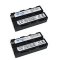 2X Trade-Shop Kamera Li-Ion Akku 2400mAh für Sony DCR-VX1000 HDR-AX-2000 DCR-TR-7 DCR-VX-1000 ersetzt NP-530 NP-730 NP-930 NP-F330 NP-F730 NP-F930 NP-F550