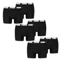 PUMA Herren Boxer Boxershorts Shorts Unterhosen Comfort Stretch 6er Pack, Wäschegröße:XL, Artikel:-001 Black/Black