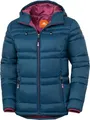 NORDCAP Steppjacke Damen, leichte Übergangsjacke, sportlich mit Kapuze, ideal für Frühling und Sommer, Petrol, Gr. 36