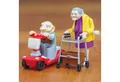 TOBAR Dekofigur Racing Granny & Speeding Grandad - aufziehbare Senioren