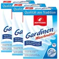 3xHoffmanns Gardinen Waschmittel Pulver 660g Wäscht strahlend weiß&schont Gewebe