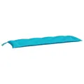 vidaXL Gartenbankauflage, Bankauflage Sitzkissen Outdoor, Polsterauflage Auflage für Gartenbank, Bankpolster Bankkissen, Türkis 150x50x7cm Oxford-Gewebe