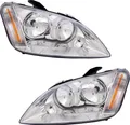 TYC Scheinwerfer Set für Ford Focus C-Max 10/2003-3/2007 H1 H7 Streuscheibe LWR