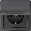 Gira Steckdose SCHUKO 045467 KD TX_44 (WG UP) anthrazit, 250 V